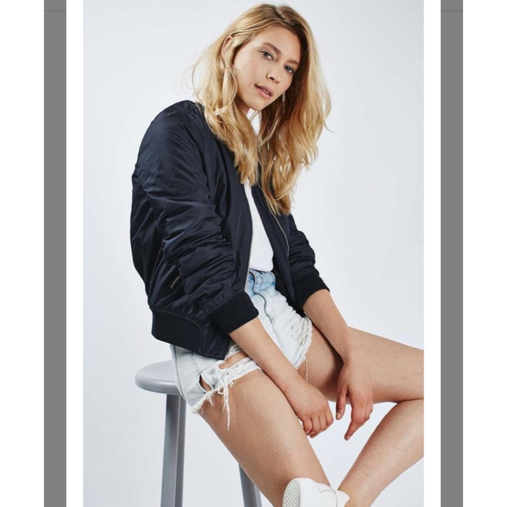 Topshop Black Utility Jacket - image 1